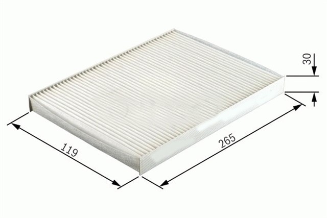 POLEN FILTRESI TWNG CU2642