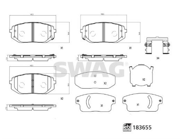 FREN BALATASI ON TUCSON - SPORTAGE BENZIN - DIZEL 2017 - 