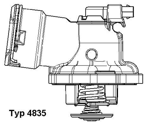 TERMOSTAT 87 C MERCEDES OM642 W204 S204 C219 W211 W221