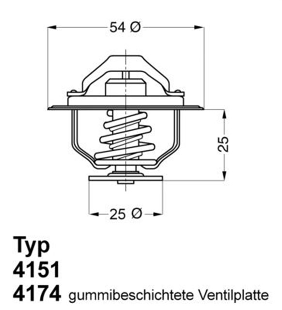 X TERMOSTAT DUCATO 94 - 02 - MASTER 98 - 01 - BOXER 97 JUMPER 99 2.8D - 2.8JTD - DTI - HDI