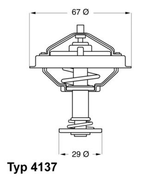 TERMOSTAT 80 C MERCEDES M116 M117 M119 W124 W126 W140 R129