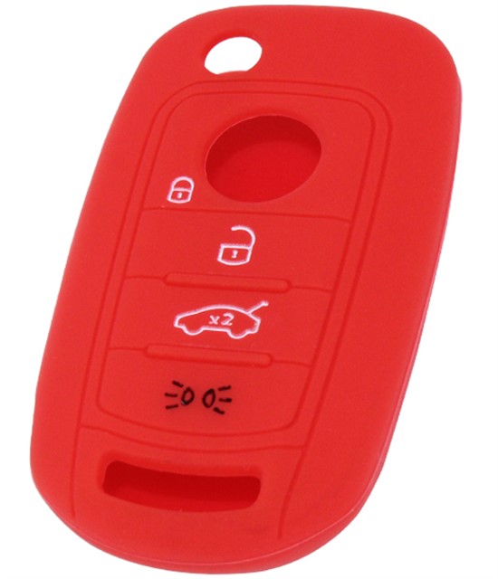 KONTAK ANAHTAR KUMANDA KORUYUCU KILIF SILIKON KIRMIZI FIAT EGEA