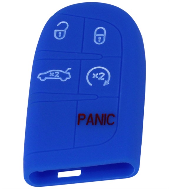 KONTAK ANAHTAR KUMANDA KORUYUCU KILIF SILIKON MAVI FIAT 500X - 5001 - EGEA CROSS