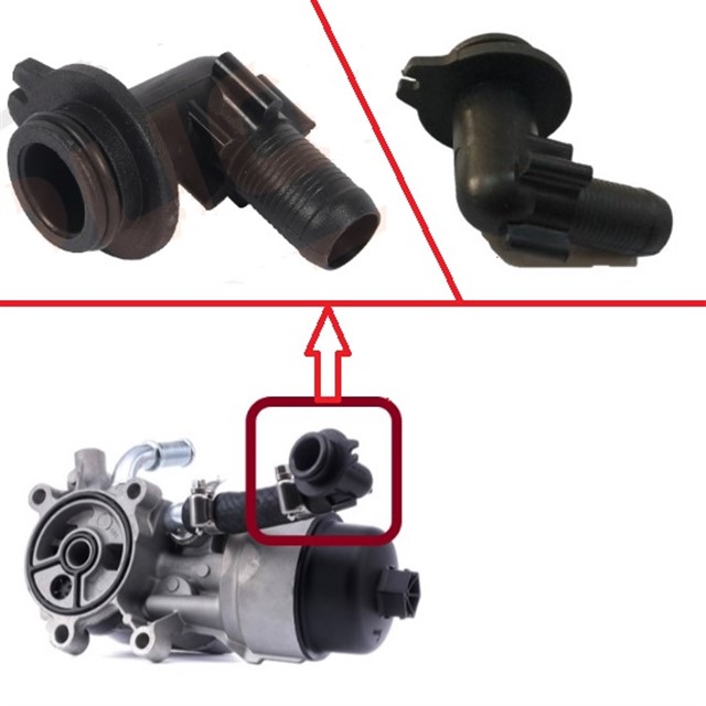 YAG SOGUTUCU BLOK GIRIS FLANSI 307 - 3008 - EXPERT III - JUMPY III - RCZ - 308 - 607 - 508 - 807 - 5008 - 407 C5 II - C4 I - II - DS4 - C4 PICASSO - DS5 - C5 III DW10BTED4 2.0HDI 16V