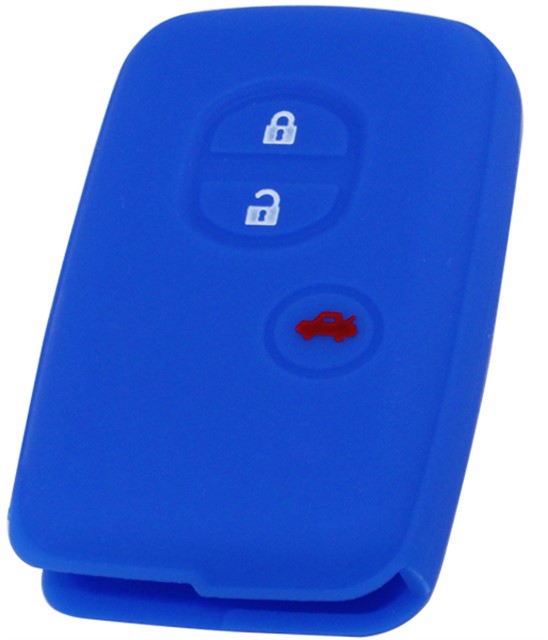 KONTAK ANAHTAR KUMANDA KORUYUCU KILIF SILIKON MAVI TOYOTA SMART