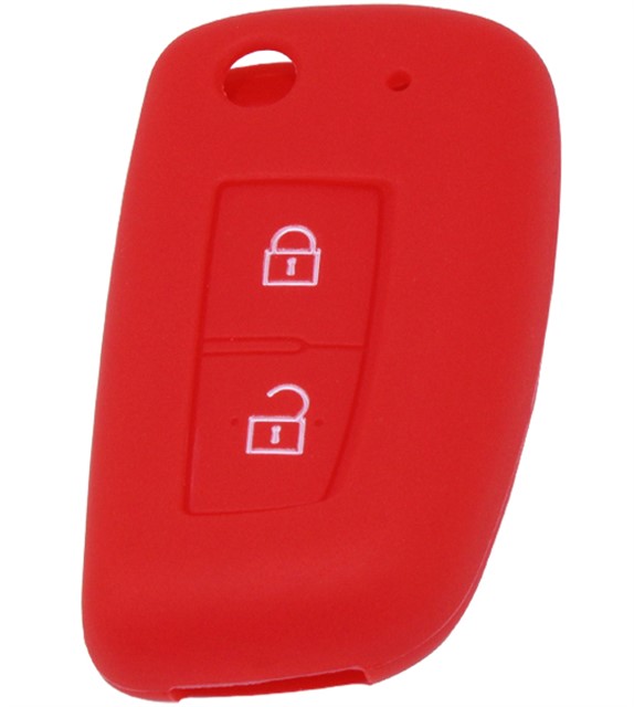 KONTAK ANAHTAR KUMANDA KORUYUCU KILIF SILIKON KIRMIZI NISSAN X - TRAIL 2 TUS 2015 - 2017