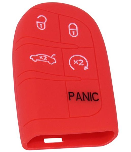 KONTAK ANAHTAR KUMANDA KORUYUCU KILIF SILIKON KIRMIZI FIAT 500X - 5001 - EGEA CROSS