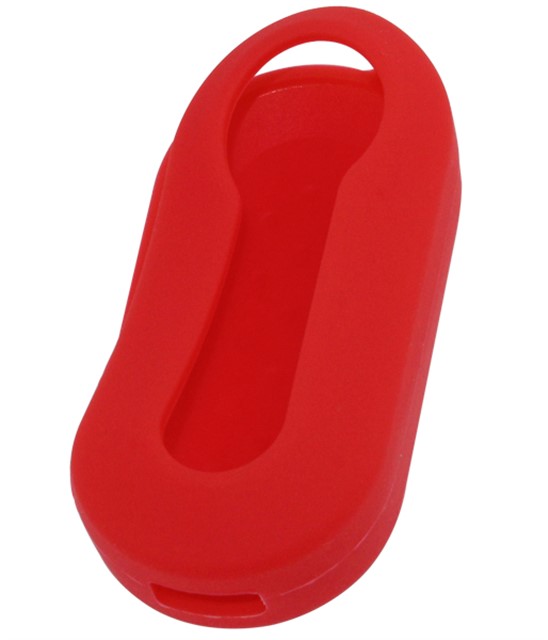 KONTAK ANAHTAR KUMANDA KORUYUCU KILIF SILIKON KIRMIZI FIAT 500 - PANDA - PUNTO - BRAVO