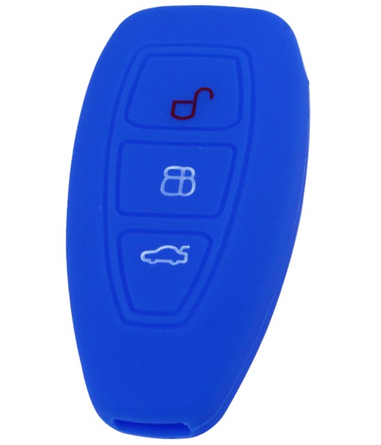 KONTAK ANAHTAR KUMANDA KORUYUCU KILIF SILIKON MAVI FORD KUGA - FIESTA - MONDEO - C - MAX