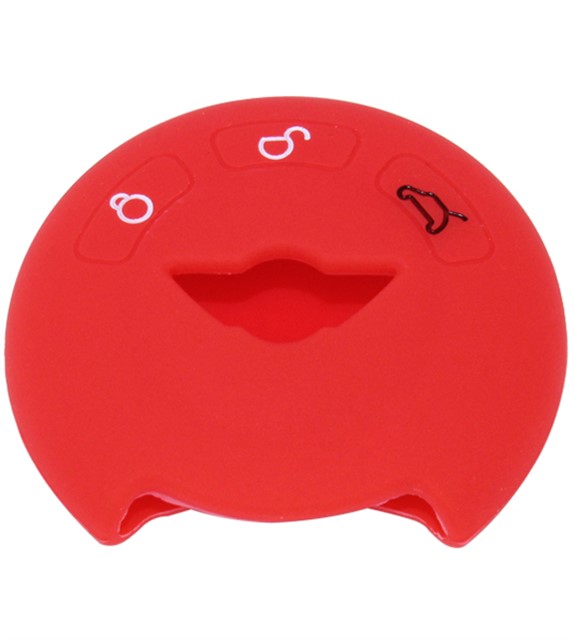 KONTAK ANAHTAR KUMANDA KORUYUCU KILIF SILIKON KIRMIZI MINI COOPER ESKI TIP