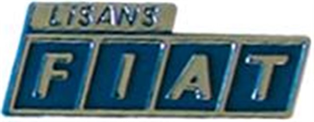 ARKA YAZI LISANS FIAT MAVI