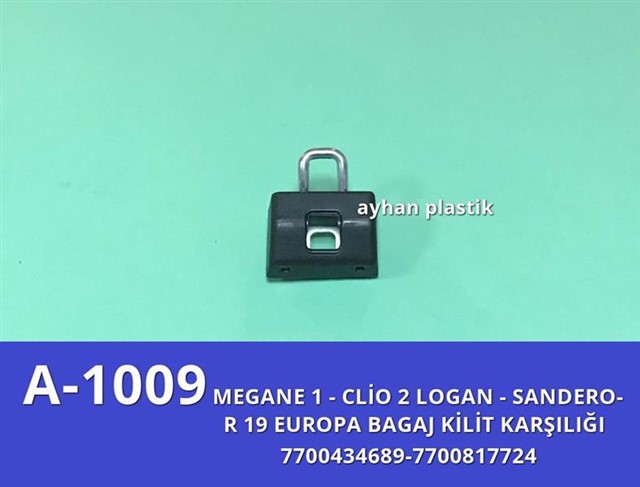 BAGAJ KILIT KARSILIGI R19 EUROPA - MEGANE 1 - CLIO 2 - LOGAN - SANDERO