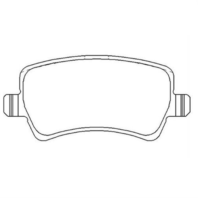 ARKA FREN BALATASI S - MAX 09 06 GALAXY III 06 VOLVO S60 10 S80 06 V60 - V70 06 XC60 08 XC70 06 RANGE ROVER EVOQUE 11