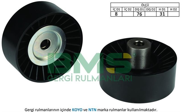 ALTERNATOR GERGI RULMANI TRANSIT 2.4 V184 TDCI