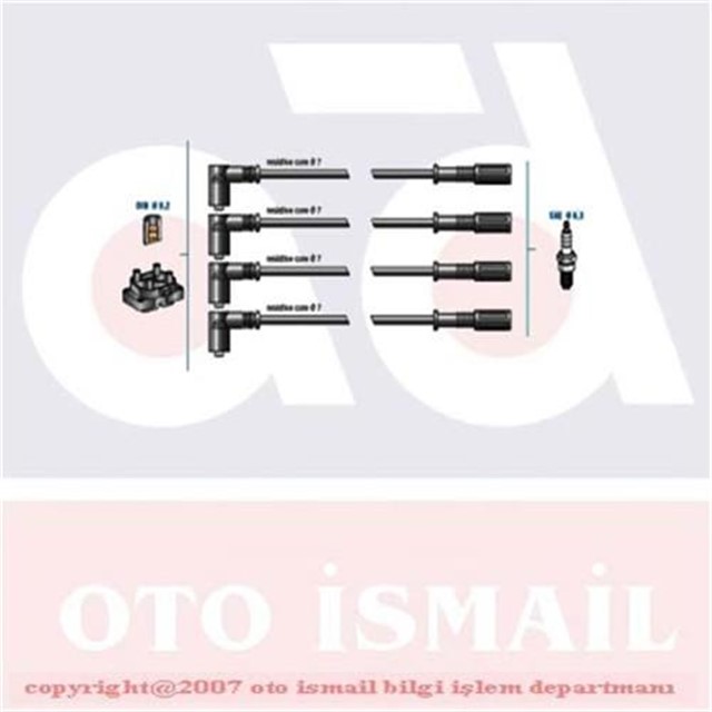 BUJI KABLO TK PALIO - PALIO WEEKEND - SIENA 1.4 EL