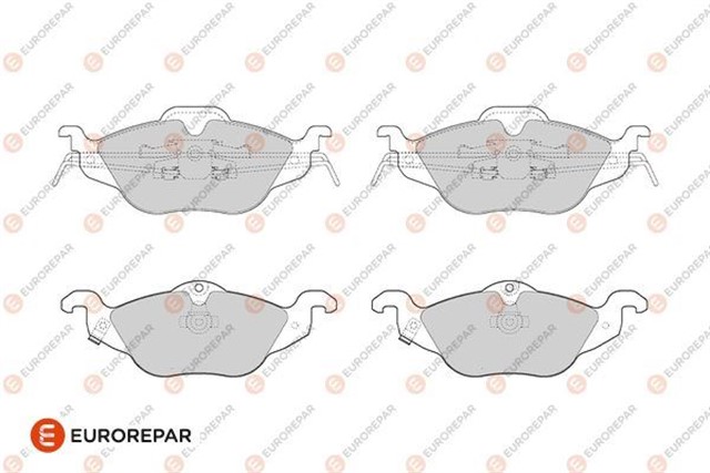 ON FREN BALATASI ASTRA G 1.2 - 1.4 - 1.6 - 1.7D - 1.8 - 2.0D 98 - 05 ZAFIRA 1.8 - 2.0D 16V 98 - 05