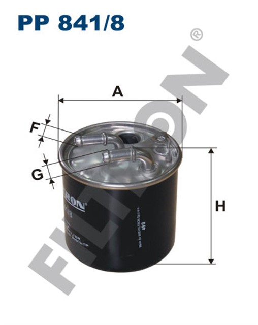 YAKIT FILTRESI MERCEDES OM640 OM642 OM651 W169 W245 W204 W212 X204 X164 B906