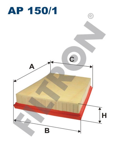 HAVA FILTRESI FORD FIESTA V 1.6 TDCI 90HP 11.04 - 