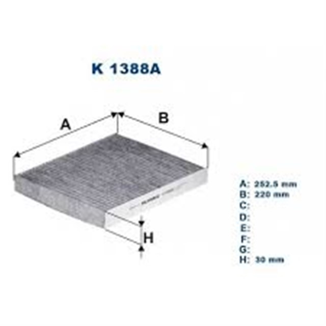 POLEN FILTRESI [KARBONLU] POLO - IBIZA - FABIA - A1 17 - 