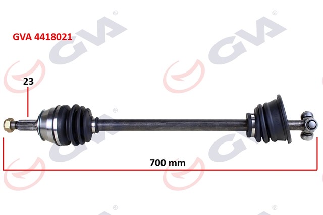 KOMPLE AKS SOL LAGUNA I 1.6 16V 93 - 01 700MM