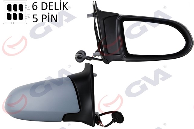 DIS DIKIZ AYNASI SAG ZAFIRA A 99 ELEKTRIKLI ISITMALI ASTARLI KONVEKS 5 FIS VM - 169EHPR 1207187