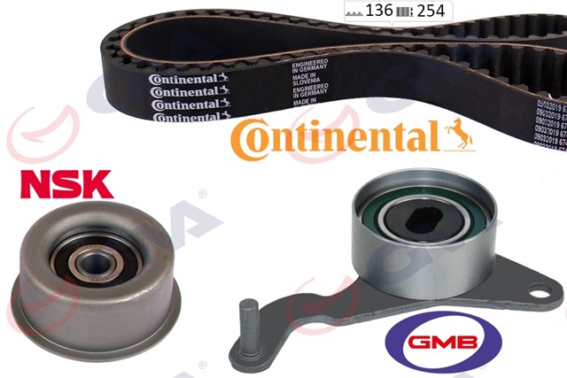 EKSANTRIK GERGI KITI 25X136 ASTRA F 91 - 98 - COMBO B - CORSA B 93 VECTRA A - B 90 1.7 8V 17D - X17D - TD MAZDA 323