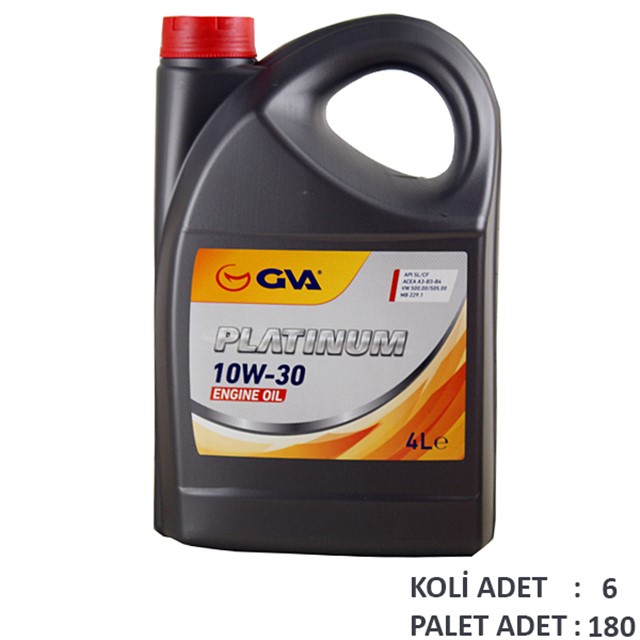 MOTOR YAGI 10W30 4 LT PLATINUM TAM SENTETIK API SL/CF