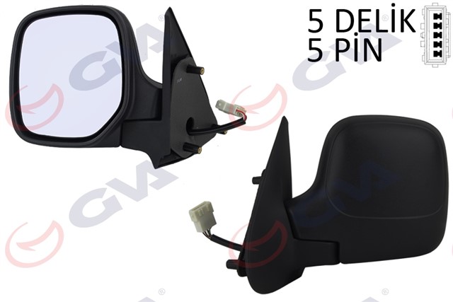 DIS DIKIZ AYNASI SOL BERLINGO - PARTNER 97 ELEKTRIKLI ISITMALI KONVEKS 5 FIS VM - 118EHL