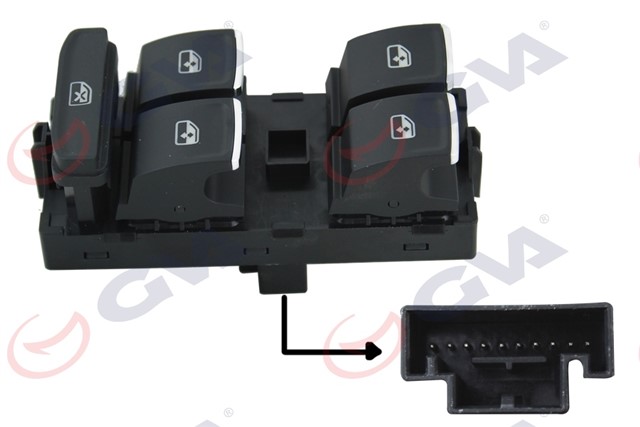 CAM ACMA ANAHTARI VWAG GOLF7 - LEON DORTLU - NIKELAJLI