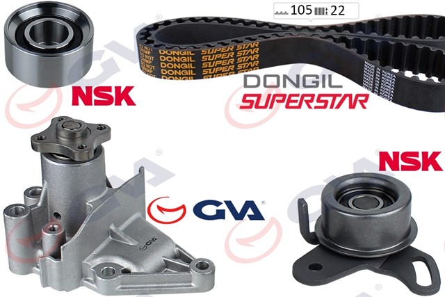 DEVIRDAIMLI EKSANTRIK GERGI KITI 105X220 ACCENT ERA 1.4 - 1.6 - 16V - COUPE 1.6I 16V - ELANTRA 1.6 - GETZ 1.6