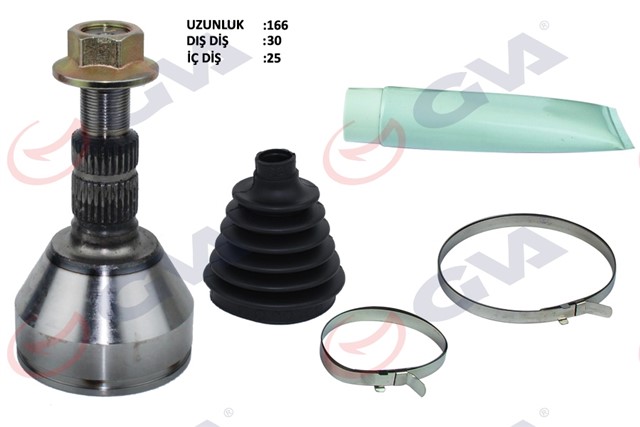 AKS KAFASI DIS ON OPEL VECTRA C 1.6 - 1.8 02 - 08 30X25X52.5 167MM