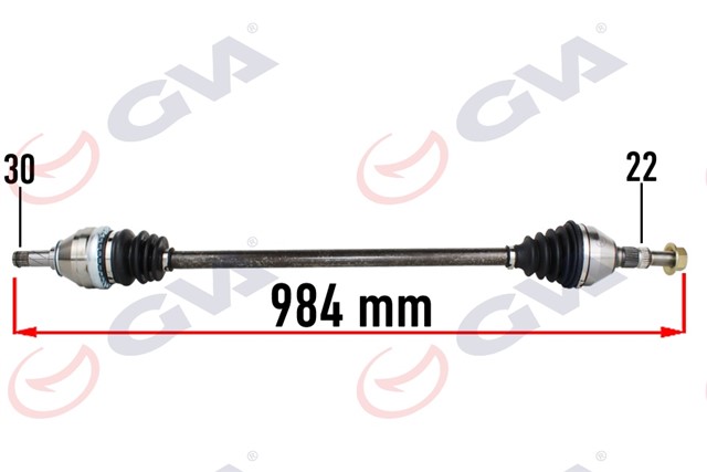 KOMPLE AKS SAG OPEL VECTRA C 1.6 - 1.8 02 - 08 984MM