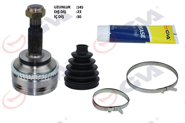 AKS KAFASI DIS ON CLIO II 98 - 05 KANGOO 98 - 08 1.5DCI ABS LI 44DIS KALIN FREZE 23X30X57.5 145MM