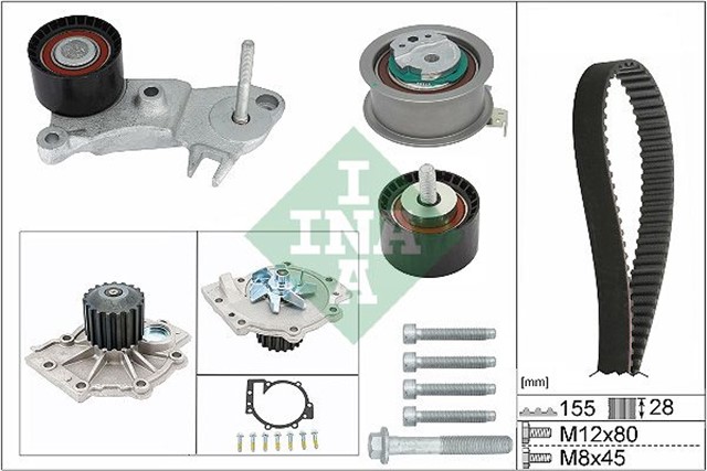 TRIGER SETI KIT DEVIRDAIMLI VOLVO S60 13 15 S80 - S90 II 16 V40 V60 V90 16 XC60 13 XC90 14 V70 III 15