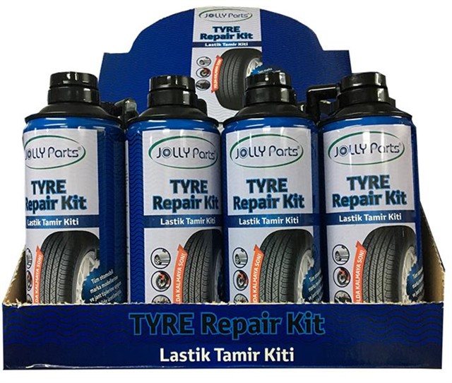 LASTIK TAMIR SPREYI 400 ML. 20 PS YE KADAR SISIRIR KOLISI 12 ADET