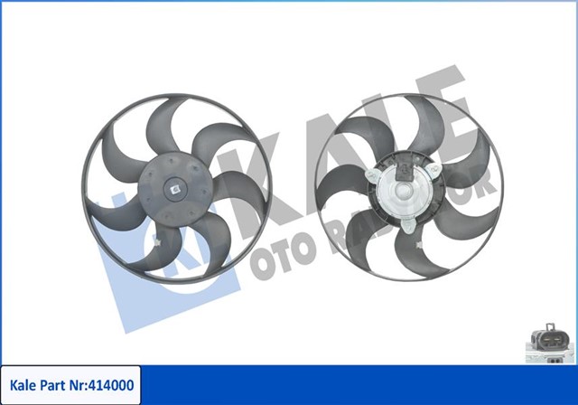 FAN MOTORU ASTRA F - VECTRA A - CALIBRA A 1.6 - 1.8 - 1.8 16V - 2.0 16V 200W - 365MM