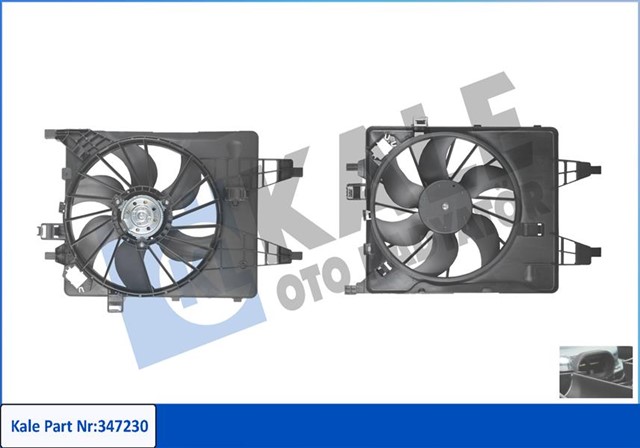 FAN MOTORU DAVLUMBAZLI MGN I 97 - 99 MGN II 1.4 - 1.6 - 2.0 - 1.5DCI - 1.9DCI - SCENICII 1.6 - 1.5DCI
