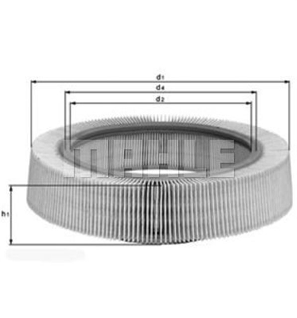HAVA FILTRESI MERCEDES M102 W201 W124 S124 C124