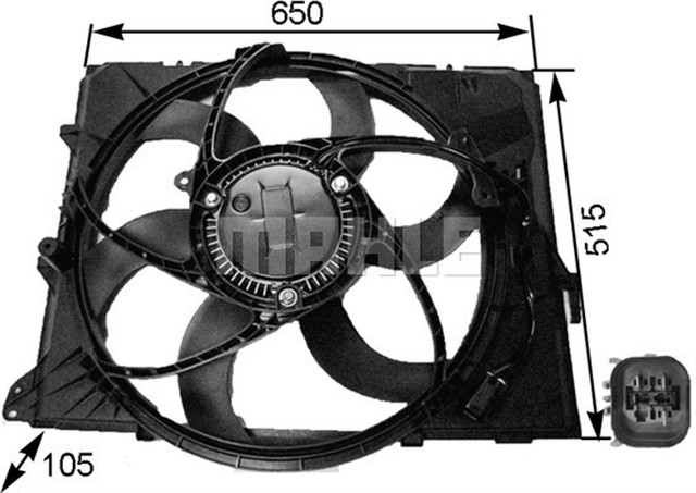 FAN MOTORU BMW E87 E90 N43 N45 N46