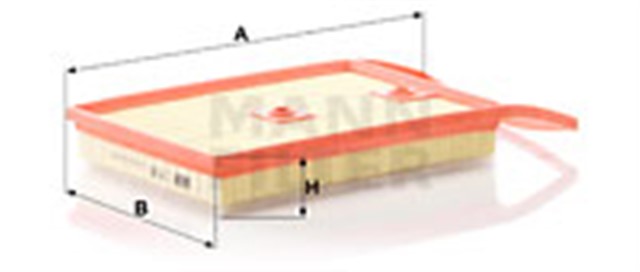 HAVA FILTRESI POLO - IBIZA - FABIA - A1 CUSA - CUSB - CUTA 1.4 TDI 2014 - 