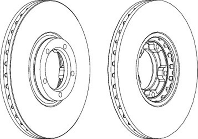ON FREN AYNASI TRANSIT 91 - 94 - TOURNEO 94 - 00 T15 270X24.1X5DLXHAVALI