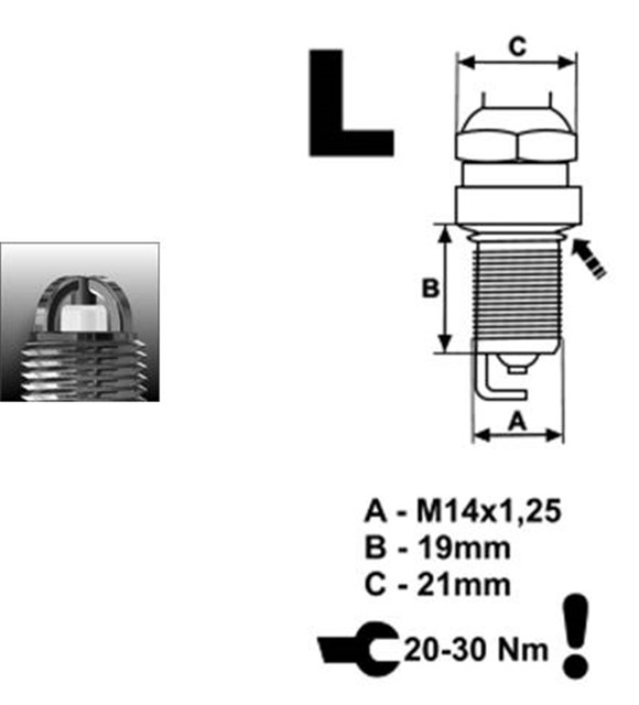 ATESLEME BUJISI WR7LTC [KALIN PASO] POLO - GOLF2 - 3 AEE - ALM - PN - RE - RF 1.6 78 - 99