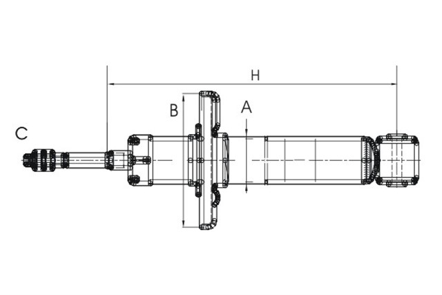 ARKA AMORTISOR L/R GOLF II - GOLF III 83 - 97 - JETTA II 84 - 91 - SEAT TOLEDO 91 - 99