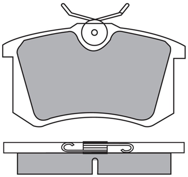 FREN BALATASI ARKA GOLF3 - 4 - 5 - JETTA - PASSAT - A3 - TOLEDO - OCTAVIA - PARTNER - TEPEE - BERLINGO - 308 - 3008 - C2 - C3 - C4 - 307 - MEGANE 98 - 
