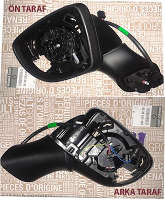 DIS DIKIZ AYNASI ELEKTRIKLI SOL CLIO IV CAM YOK KAPAK YOK SINYAL YOK