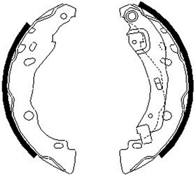 ARKA FREN PABUC BALATASI RENAULT CLIO II 98 CLIO IV 12 CLIO SYMBOL 02 SYMBOL III 13 DACIA SANDERO 08 LOGAN 06 SANDERO II 12 LOGAN II 12