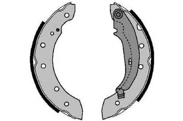 ARKA PABUC BALATA P106 - P206 - P306 - SAXO - CLIO II - SYMBOL - THALIA - LGN - TWNG - LOGAN 04 SANDERO 08 7701206962