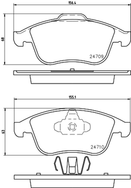 ON BALATA RENAULT LATITUDE 2.0 16V - 2.0 DCI - 2.0 DCI 150 - 2.0 DCI 175 02/2011