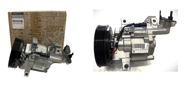 KLIMA KOMPRESORU MEGANE III 08 FLUENCE 10 SANDERO II 12 LOGAN II 12 LODGY 12 DUSTER 10 1.5DCI 1.6 16V K4M 12V 6 KANAL 129MM PAG100 YAG 80ML