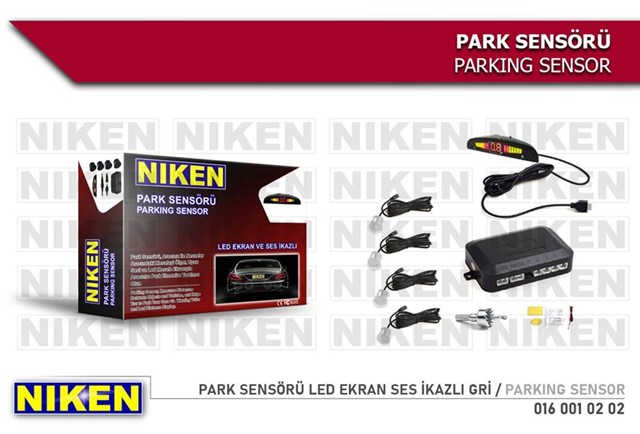PARK SENSORU LED EKRAN SES IKAZLI GRI 22MM